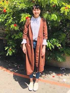 「OBdesign（オレンジベアー）のアイテム」を使った、shiowwenさん（レディース・170cm）の春コーディネート