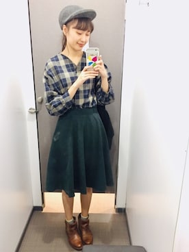 「OBdesign（オレンジベアー）のアイテム」を使った、shiowwenさん（レディース・170cm）の秋コーディネート