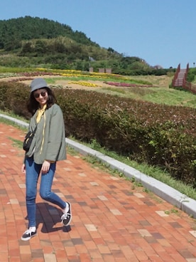 「OBdesign（オレンジベアー）のアイテム」を使った、shiowwenさん（レディース・170cm）の秋コーディネート