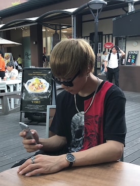 「H&M（エイチ・アンド・エム）のアイテム（腕時計）」を使った、53さん（メンズ・173cm）の夏コーディネート