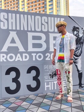 jun oyaさん(メンズ・178cm)の夏コーディネート