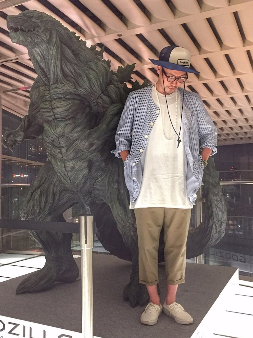 COMME des GARCONS HOMME コットンラミーノーカラージャケット