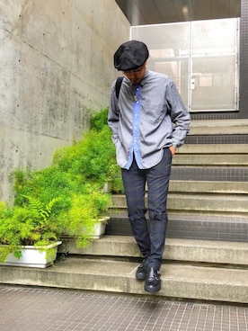 jun oyaさん（メンズ・178cm）の春コーディネート