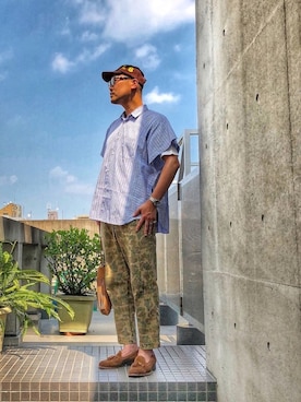 jun oyaさん（メンズ・178cm）の夏コーディネート