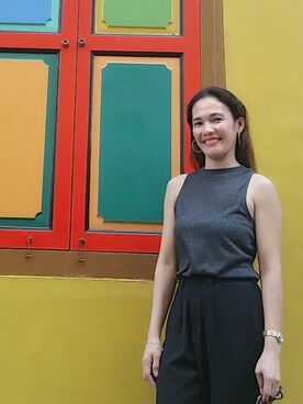 「ATMOSPHERE（アトモスフィア）のアイテム」を使った、charniel03さん（レディース・157cm）の秋コーディネート