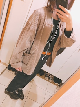 「archives（アルシーヴ）のアイテム（ブーティ）」を使った、R.さん（レディース・153cm）の春コーディネート