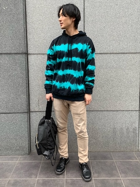 「diesel福岡」｜RYOさん（メンズ・177cm）の春コーディネート