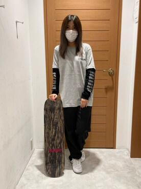 「SILAS(サイラス)のアイテム」を使った、MAUさん(レディース・158cm)の春コーディネート