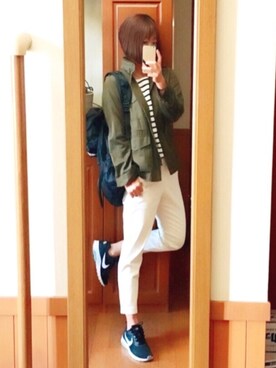 「CHAPTER WORLD select （チャプターワールドセレクト）のアイテム」を使った、chopai0912さん（レディース・163cm）の春コーディネート