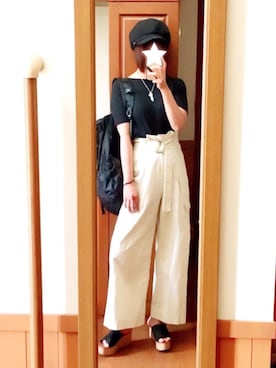 「CHAPTER WORLD select （チャプターワールドセレクト）のアイテム」を使った、chopai0912さん（レディース・163cm）の春コーディネート