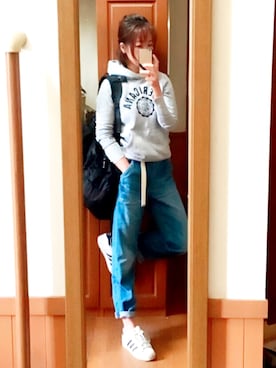 「CHAPTER WORLD select （チャプターワールドセレクト）のアイテム」を使った、chopai0912さん（レディース・163cm）の春コーディネート