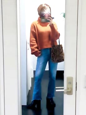 「titivate（ティティベイト）のアイテム（ハンドバッグ）」を使った、chopai0912さん（レディース・163cm）の秋コーディネート