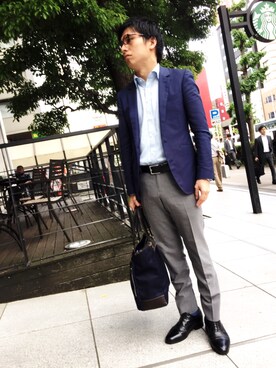 Yoshiki Kurosuさんの（THE SUIT COMPANY | ザ・スーツカンパニー）を使ったコーディネート