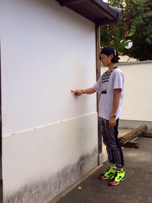 モノリス | モノリス デジタルプリントイージーウールリブパンツ 切り替え(その他パンツ)