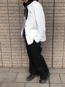 「MYne（マイン）のアイテム（その他パンツ）」を使った、𝑺𝒉𝒖𝒉𝒆𝒊さん（メンズ・175cm）の秋コーディネート