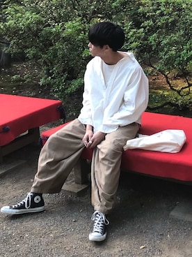 𝑺𝒉𝒖𝒉𝒆𝒊さん（メンズ・175cm）の春コーディネート