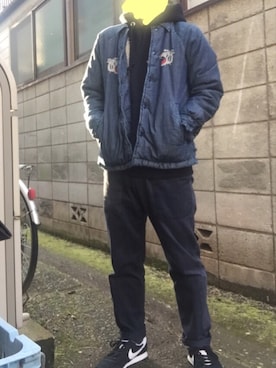 「RNA（アールエヌエー）のアイテム（その他アウター）」を使った、あゆむさん（メンズ・164cm）の冬コーディネート