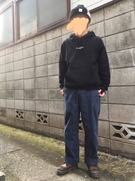 「BEAMS BOY（ビームスボーイ）のアイテム（パンツ）」を使った、あゆむさん（メンズ・164cm）の春コーディネート