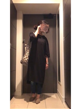 「Factor=（ファクターイコール）のアイテム（ワンピース/ドレス）」を使った、Naaaさん（レディース・156cm）の夏コーディネート