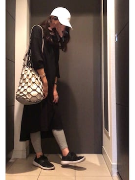 「Factor=（ファクターイコール）のアイテム（ワンピース/ドレス）」を使った、Naaaさん（レディース・156cm）の夏コーディネート