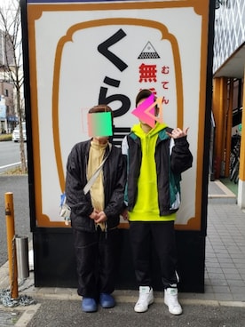 「Gimme Five（ギミーファイブ）のアイテム（ジャケット/アウター）」を使った、よこちんさん（メンズ・165cm）の冬コーディネート