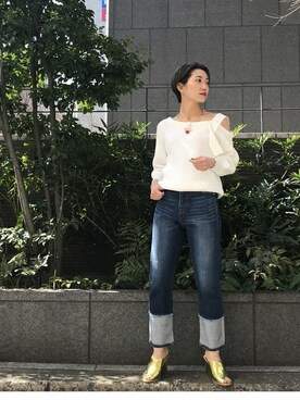 LAGUNAMOON STAFFさん（レディース・157cm）の春コーディネート