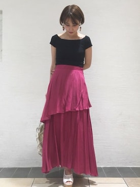 LAGUNAMOON STAFFさん（レディース・156cm）の春コーディネート