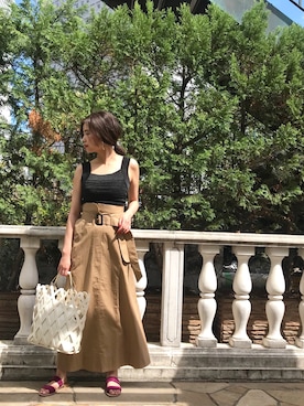 LAGUNAMOON STAFFさん（レディース・160cm）の夏コーディネート