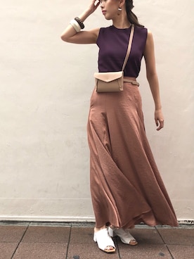 LAGUNAMOON STAFFさん（レディース・160cm）の夏コーディネート