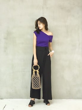 LAGUNAMOON STAFFさん（レディース・169cm）の夏コーディネート