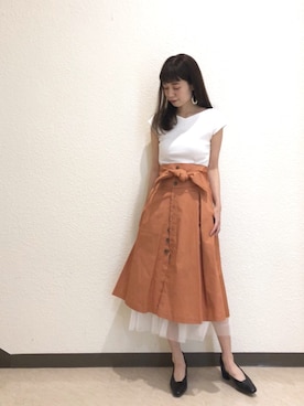 LAGUNAMOON STAFFさん（レディース・160cm）の夏コーディネート