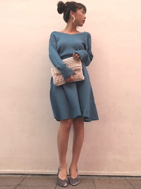 LAGUNAMOON STAFFさん(レディース・160cm)の夏コーディネート