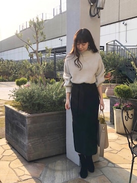 LAGUNAMOON STAFFさん（レディース・160cm）の冬コーディネート