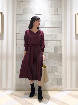 LAGUNAMOON STAFFさん（レディース・160cm）の冬コーディネート