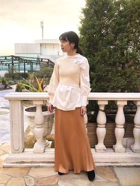 LAGUNAMOON STAFFさん（レディース・160cm）の冬コーディネート