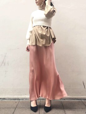 LAGUNAMOON STAFFさん（レディース・160cm）の冬コーディネート