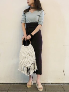 LAGUNAMOON STAFFさん（レディース・160cm）の冬コーディネート