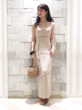 LAGUNAMOON STAFFさん（レディース・162cm）の夏コーディネート