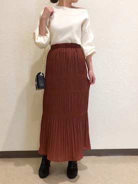 「ラグナムーン」｜LAGUNAMOON STAFFさん（レディース・162cm）の秋コーディネート