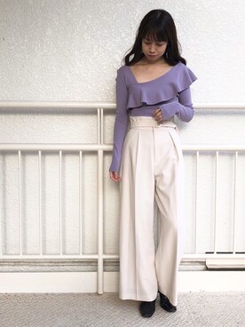 「LAGUNAMOON(LAGUNAMOON)」｜LAGUNAMOON STAFFさん（レディース・162cm）の冬コーディネート