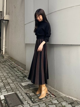 LAGUNAMOON STAFFさん(レディース・162cm)の冬コーディネート