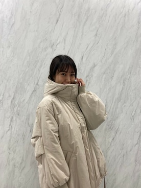 「ダウンコート」｜LAGUNAMOON STAFFさん（レディース・162cm）の冬コーディネート