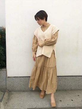 LAGUNAMOON STAFFさん（レディース・162cm）の冬コーディネート