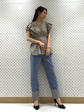 LAGUNAMOON STAFFさん（レディース・162cm）の冬コーディネート