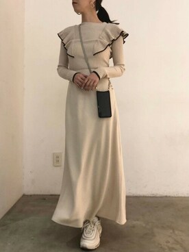 LAGUNAMOON STAFFさん（レディース・160cm）の冬コーディネート