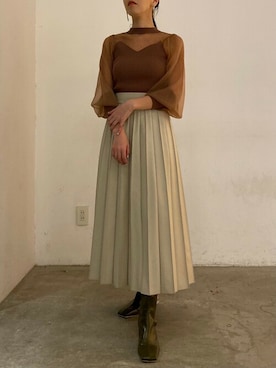 LAGUNAMOON STAFFさん（レディース・160cm）の冬コーディネート