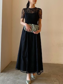 LAGUNAMOON（ラグナムーン）の「LADYナローレースマキシワンピース