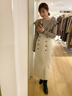 「LAGUNAMOON(LAGUNAMOON)」｜LAGUNAMOON STAFFさん（レディース・150cm）の冬コーディネート