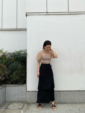 LAGUNAMOON STAFFさん（レディース・163cm）の夏コーディネート