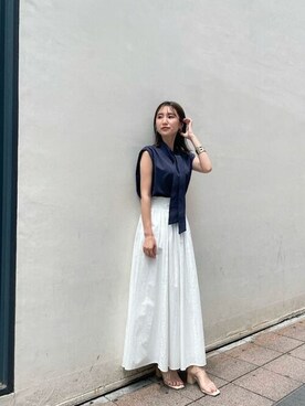 LAGUNAMOON STAFFさん（レディース・154cm）の夏コーディネート